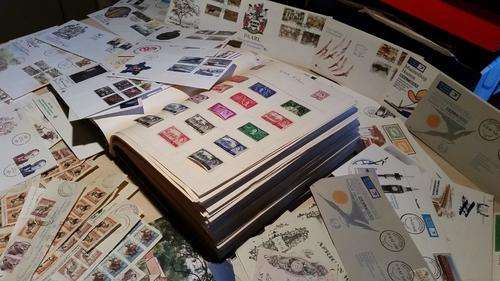 AMAZING COMBO STAMP COLLECTION (early 1900`s some late 1800`s)+++pics - a real treasure chest