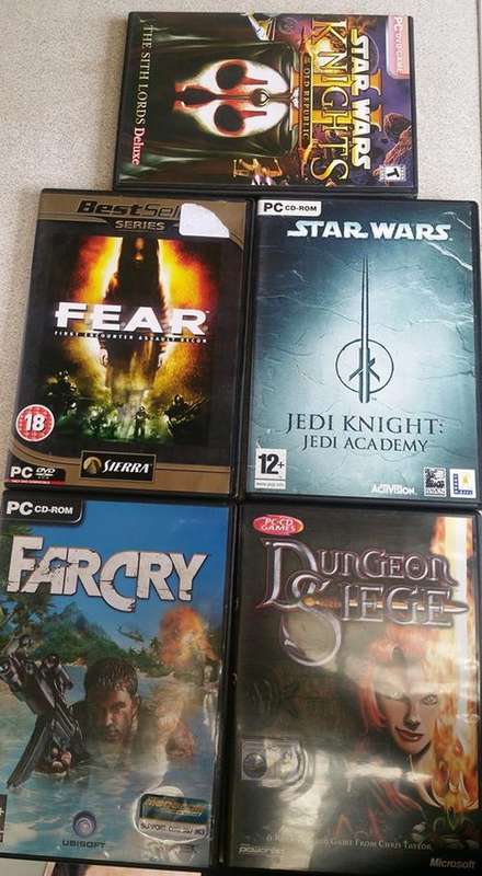 5x Various PC games