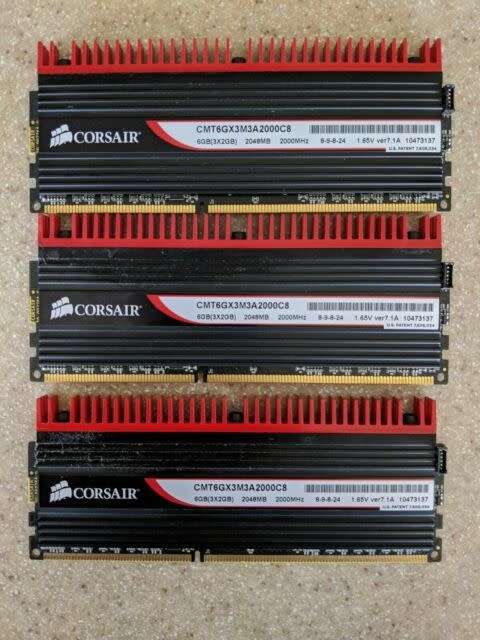 ASUS GAMING X58 SABERTOOTH, I7 CPU, 6GB DDR3 RAM