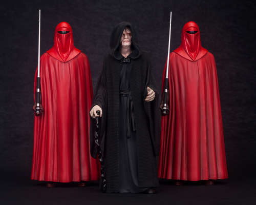 SW EMPEROR PALPATINE & ROYAL GUARD 3PK ARTFX+ NEW IN BOX