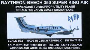 Rayetheon/ Beech 350 Super King Air RVHP 72189 1/72 Resin Kit