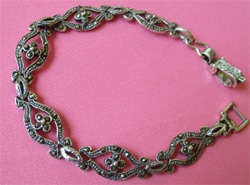 925, Sterling Silver and Marcasite Bracelet