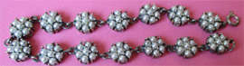 Beautiful, Sterling Silver and Pearls Bracelet