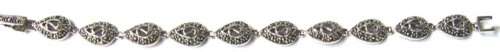 Sterling Silver and Marcasite Bracelet