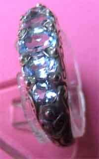 Sterling Silver and Genuine Blue Topaz Ring