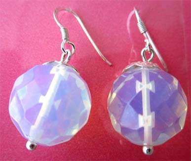Sterling Silver  and Australian ` Opalite  `Earrings.