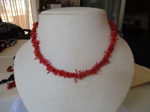 Genuine Red Coral  Necklace