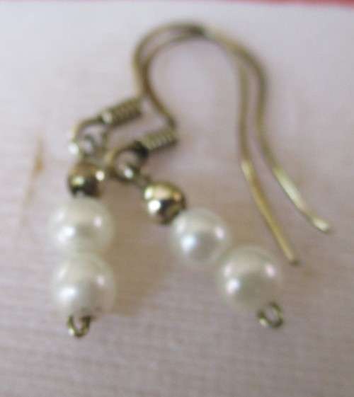 Sterling Silver and Culteured Peals Earrings