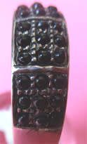 925 Sterling Silver and Black Onyx Ring