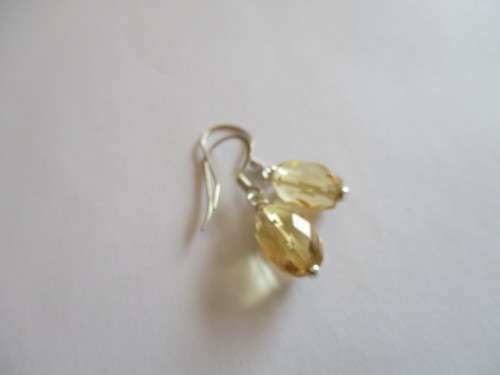 Sterling Silver and Citrine Earrings