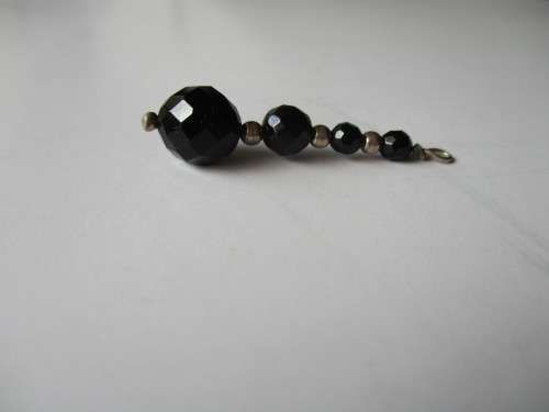 Sterling Silver and Black Onyx Pendant