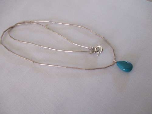 Sterling Silver and Turquise Necklace