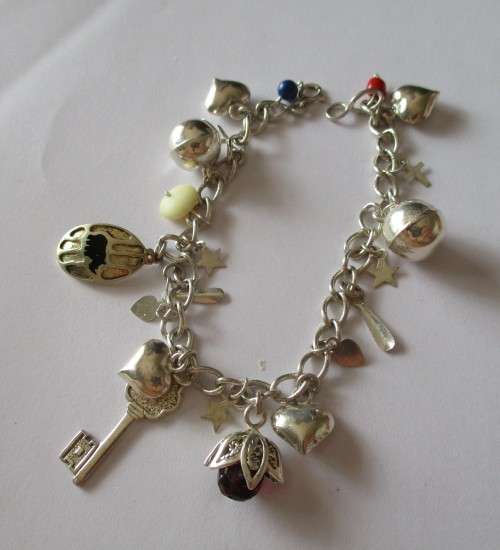 925 Sterling Silver Charms Bracelet