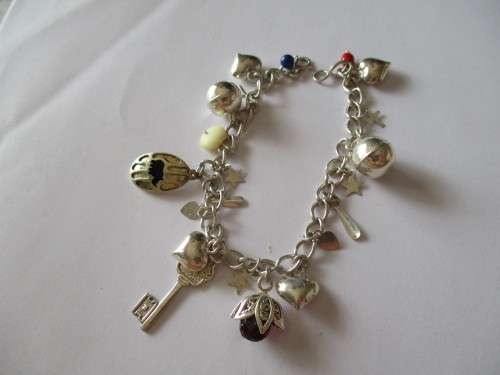 925 Sterling Silver Charms Bracelet