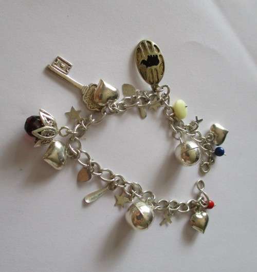 925 Sterling Silver Charms Bracelet
