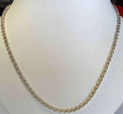 925 Sterling Silver Chain 45 cm Long