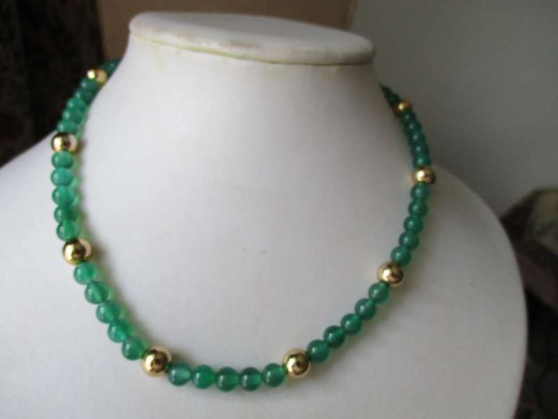 Green Agate Necklace