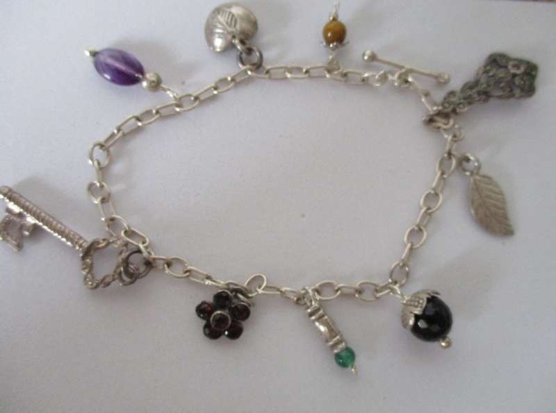 925 Sterling Silver Charm Bracelet