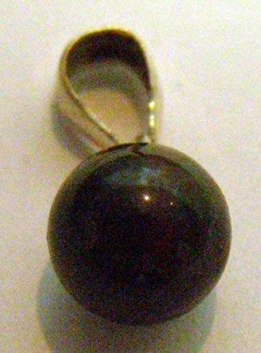 Sterling Silver & Garnet Pendant