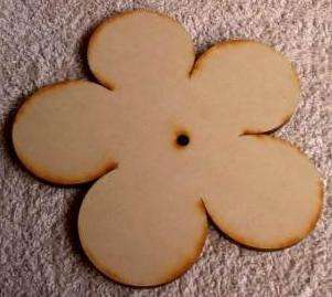 Wood DAISY 200 x 200 x 6 mm