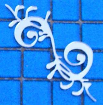 Mirror Finish - Scroll 47 x 113 x 2 mm
