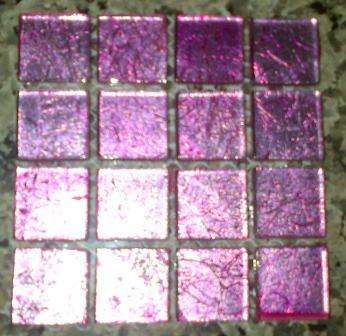 Gold Leaf Pink 23 x 23 x 4 mm