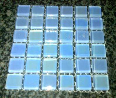 Mosaic Tiles - Pearl Baby Blue 15 x 15 x 4 mm