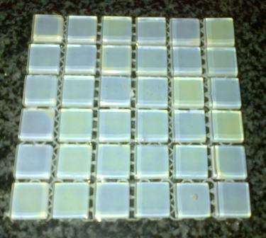 Mosaic Tiles - Pearl White 15 x 15 x 4 mm
