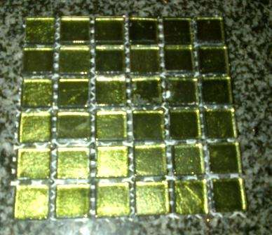 Foil Olive 15 x 15 x 4 mm