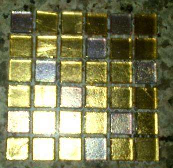 Foil Gold Mix 15 x 15 x 4 mm