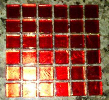 Foil Red 15 x 15 x 4 mm