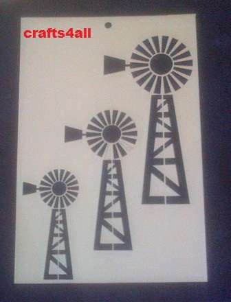 Stencils - Windmill x 3