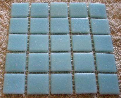 Riverglass Mosaic Tiles - Baby Blue