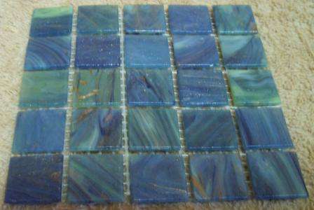 Mosaic Tiles - River Aquamarine 20 x 20 mm