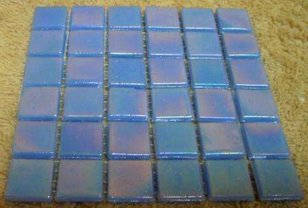 Mosaic Tiles - Magic Mid Blue 15 x 15 x 4 mm