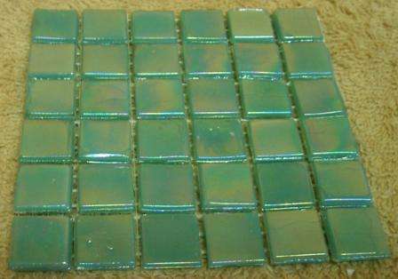 Mosaic Tiles - Magic Mid Green 15 x 15 x 4 mm