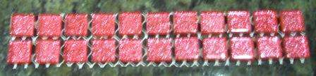 Mosaic Glitter Mini Crystal Glass Tiles -  Pink 10 x 10 mm