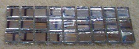 Mosaic Mini Mirror Glass Tiles 10 x 10 mm