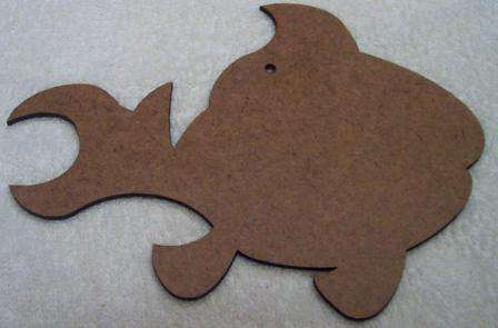 FISH " Bubble "  234 x 186 x 6  mm