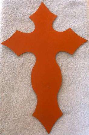 Pointed Cross 444 x 295 x 6 mm