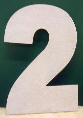 House Numbers Nu-Tec ( 0 - 9 ) 270 x 180 x 4 mm - Outdoors