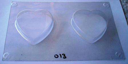 SOAP MOULD - HEART ( 2 Per Sheet )