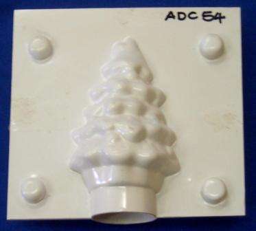 CANDLE MOULD - CHRISTMAS TREE ( SMALL ) 80 x 50 mm