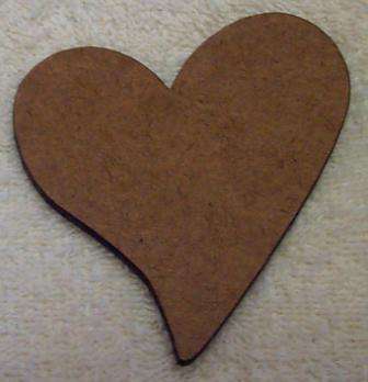 Heart Fancy ( Small )  107 x 150 x 6  mm
