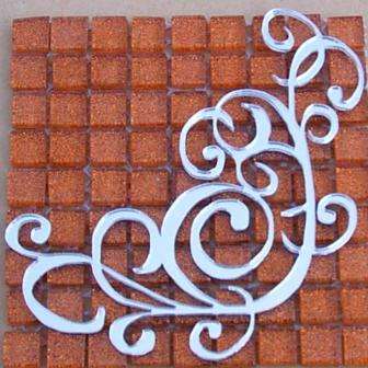 Mirror Finish - Scroll 75 x 113 x 2 mm