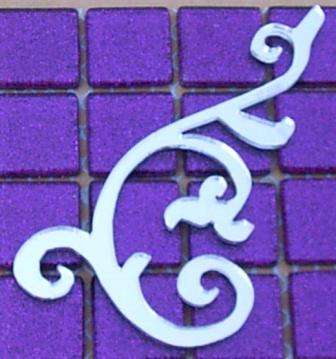 Mirror Finish - Scroll 62 x 103 x 2 mm