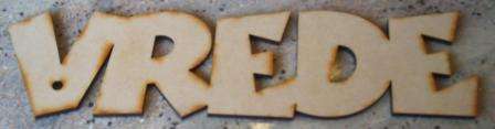 Wooden Blank " VREDE " - 370 x 95 x 6 mm