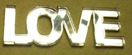 Mirror ( Finish ) Love 56 x 20 x 2 mm
