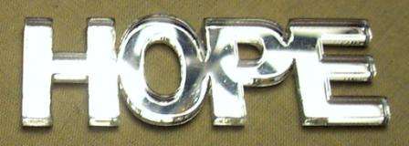 Mirror ( Finish ) Hope 56 x 20 x 2 mm