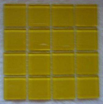 Mosaic Crystal Glass Tiles - Summer Sun 23 x 23 x 4 mm